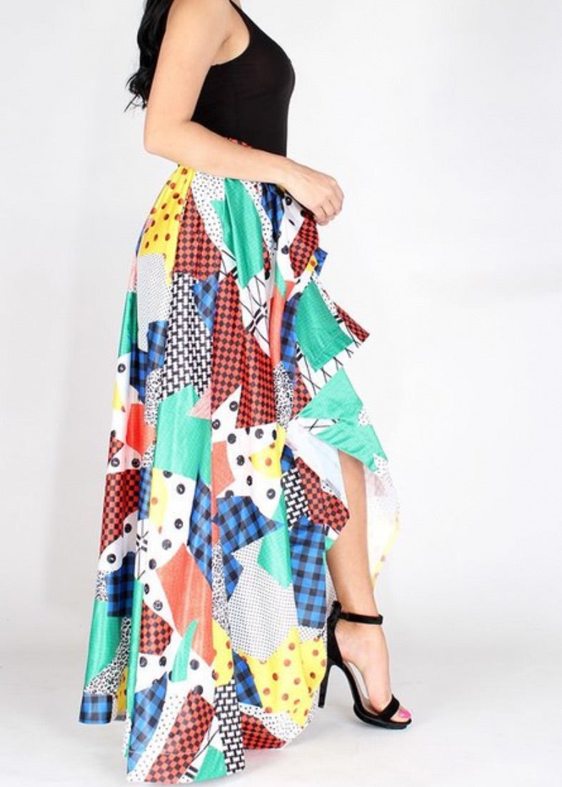Been Around The World High Low Skirt