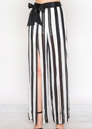 Split Zebra Pants